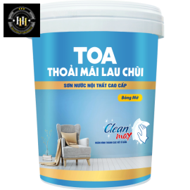 SƠN NỘI THẤT TOA THOẢI MÁI LAU CHÙI