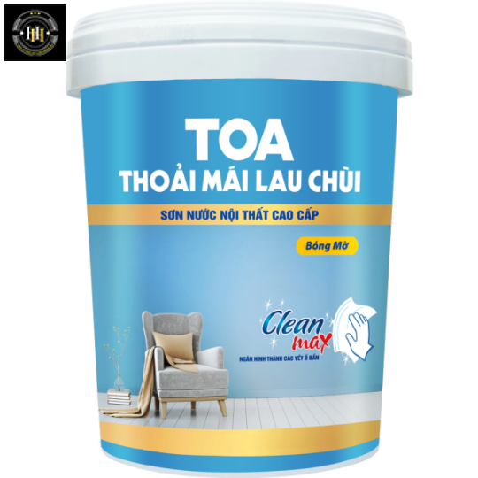 SƠN NỘI THẤT TOA THOẢI MÁI LAU CHÙI